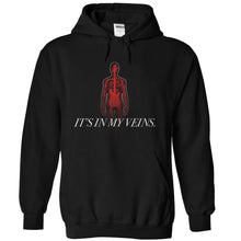 Load image into Gallery viewer, It's In My Veins - Bass Guitar - T Shirt - black_d0ad6bc5-4795-4eea-996a-530c6a1623ef