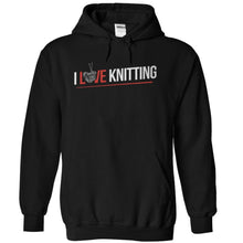 Load image into Gallery viewer, I Love Knitting - T Shirt - black_d952e6f1-f3e2-474f-9ddc-c6a0a9744cef