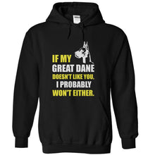Load image into Gallery viewer, If My Great Dane Doesn't Like You - T Shirt - black_d9c13e22-56f2-4688-9ba8-43e27ef5dc51