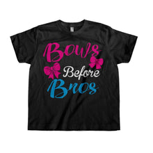Load image into Gallery viewer, Bows Before Bros - Kids - black_dfc6a932-5847-4788-ad80-1ab689c38070