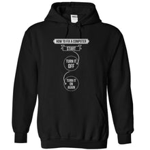 Load image into Gallery viewer, How To Fix A Computer - T Shirt - black_e9f2de63-1f29-4a15-8375-c1ae0f89f438