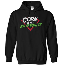 Load image into Gallery viewer, Corn Is My Kryptonite - T Shirt - black_fdc59efc-695c-47b5-8d5c-51e28892c0df