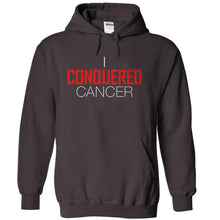 Load image into Gallery viewer, I Conquered Cancer - T Shirt - charcoal_0cf4dd52-3938-4e1f-b97f-ec974d3b4e60