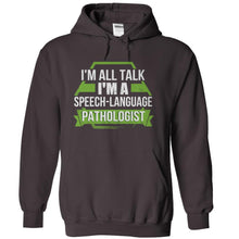 Load image into Gallery viewer, I'm All Talk. I'm An SLP - T Shirt - charcoal_19d9bc2f-a823-4568-8f3c-d5c89712c519