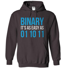 Load image into Gallery viewer, Binary. It's As Easy as 1, 2, 3 - T Shirt - charcoal_1f01606c-1287-4627-adf9-699e8e269b25