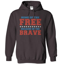 Load image into Gallery viewer, Home of the Free Because of the Brave - T Shirt - charcoal_2b35c9b2-2274-4327-94af-c981576e4c4f