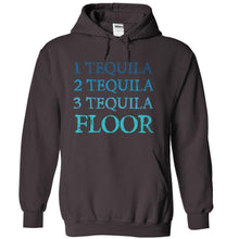 Load image into Gallery viewer, 1 Tequila, 2 Tequila, 3 Tequila, Floor - T Shirt - charcoal_2e88a10d-8e6e-4f46-9d50-a3e0709d8849