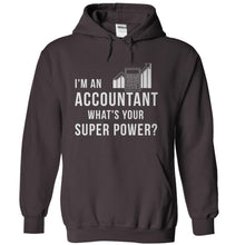 Load image into Gallery viewer, I'm An Accountant, What's Your Superpower? - T Shirt - charcoal_2f6528b0-5ce8-4b30-acd9-857a56f0bd3b