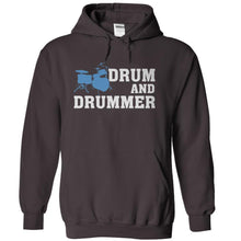Load image into Gallery viewer, Drum and Drummer - T Shirt - charcoal_2fae1e1b-5678-4dfe-93f8-e142a34fbba7
