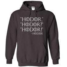 Load image into Gallery viewer, Hodor. Hodor? Hodor! - T Shirt - charcoal_31c1a272-527c-4384-99d0-0d863c21e8a5