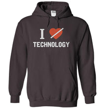 Load image into Gallery viewer, I Don't Love Technology - T Shirt - charcoal_436d94d6-7361-4213-8ea3-875de2246c9d