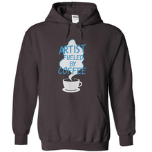Load image into Gallery viewer, Artist Fueled By Coffee - T Shirt - charcoal_502adb3c-8481-4187-8257-aaff1e574c3a