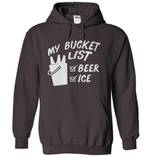 Load image into Gallery viewer, Bucket List - Beer and Ice - T Shirt - charcoal_54ce4586-6cc2-4575-92cd-1c3a11149716