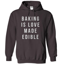Load image into Gallery viewer, Baking Is Love Made Edible - T Shirt - charcoal_5f88d28e-6917-436b-a855-9aa9ccf1b4cf