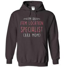Load image into Gallery viewer, I'm An Item Location Specialist (AKA Mom) - T Shirt - charcoal_86559a86-b3d3-4ed1-9c37-3b3b250ef30e