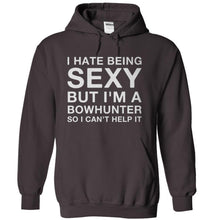 Load image into Gallery viewer, I Hate Being Sexy But I'm a Bowhunter - T Shirt - charcoal_8e56d509-41ea-4902-9e48-d3ceb7d224d3