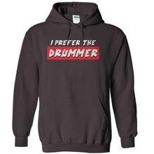 Load image into Gallery viewer, I Prefer the Drummer - T Shirt - charcoal_93723b45-4db9-4368-8f9b-20b239e3a90e