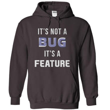 Load image into Gallery viewer, It's Not A Bug, It's A Feature - T Shirt - charcoal_96e6905b-501b-438e-9b89-c9af46273a9e