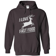 Load image into Gallery viewer, I Love Fast Food - T Shirt - charcoal_99695d36-a9fe-46d7-8c1e-6e09576fbeb6