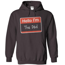Load image into Gallery viewer, Hello I'm The Dad - T Shirt - charcoal_a0a83c49-d622-4985-9640-2939c0697338