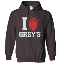 Load image into Gallery viewer, I Love Grey's - T Shirt - charcoal_e6d0dc57-4f8f-4151-9afd-5cbbb2328536