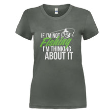 Load image into Gallery viewer, If I'm Not Fishing I'm Thinking About It - T Shirt - charcoal_eafc54c0-4f57-4bc2-bc09-b69997f43f6e