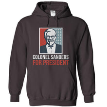 Load image into Gallery viewer, Colonel Sanders For President - T Shirt - charcoal_ebfa2c68-f4a4-4437-a747-e798c091d8d4