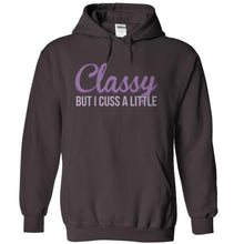 Load image into Gallery viewer, Classy But I Cuss A Little - T Shirt - charcoal_f0a5baa3-271a-4df2-93f8-79be15b7a25f