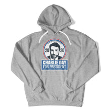 Load image into Gallery viewer, Charlie Day For President - T Shirt - charlie-day-for-president-hoodie-grey