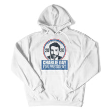 Load image into Gallery viewer, Charlie Day For President - T Shirt - charlie-day-for-president-hoodie-white