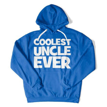 Load image into Gallery viewer, Coolest Uncle Ever Hoodie - coolest-uncle-hoodie-royal_2f5081ad-971b-4676-875e-a083eb1f8503