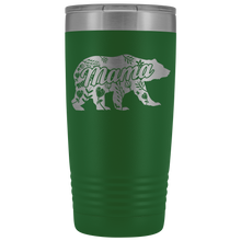 Load image into Gallery viewer, Floral Mama Bear Tumbler TUB-27 - cowec10bhvbnu6g1w9oz993m
