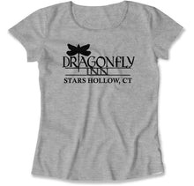 Load image into Gallery viewer, Dragonfly Inn - T Shirt - dragonfly-inn-ladies-grey