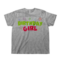Load image into Gallery viewer, Birthday Girl - Kids - heather_grey_586e3a3a-97b2-4e75-9721-63464107aba7