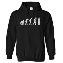 Load image into Gallery viewer, Evolution - Medical Professional - T Shirt - hoodie_black_da3d2058-7fff-408e-8afa-cd26abf63afa