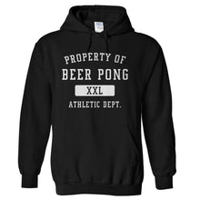 Load image into Gallery viewer, Beer Pong Athletic Dept. - T Shirt - hoodie_black_f82da05b-1674-4b18-a3f2-b472d7148c26