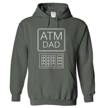Load image into Gallery viewer, ATM Dad - T Shirt - hoodie_charcoal_245f4f0e-e7ff-4b66-b0a0-9f632dafb1ec