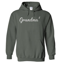 Load image into Gallery viewer, Grandma To The Fifth Power - T Shirt - hoodie_charcoal_2961ea99-fc88-486b-a3a9-f57843eddd70