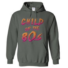 Load image into Gallery viewer, Child Of The 80s - T Shirt - hoodie_charcoal_3d784ab8-26a4-4670-95be-b725f3d6a942
