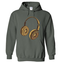 Load image into Gallery viewer, Donut Headphones - T Shirt - hoodie_charcoal_cefbce7a-4e46-41ef-a024-92a63aa5430a