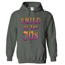 Load image into Gallery viewer, Child Of The 70s - T Shirt - hoodie_charcoal_f710c3c1-874e-4904-8984-ca7c29c9c67b