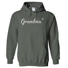 Load image into Gallery viewer, Grandma To The Second Power - T Shirt - hoodie_charrcoal