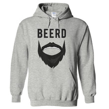 Load image into Gallery viewer, Beerd - T Shirt - hoodie_heathergrey_b46efada-2b90-4a61-9c26-1606e3da2d7a