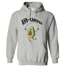 Load image into Gallery viewer, Avo-Cardio - T Shirt - hoodie_heathergrey_c6a3755a-3ccc-4d1d-8f18-0e5b65924d5a