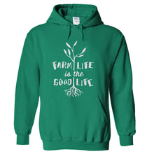 Load image into Gallery viewer, Farm Life Is The Good Life - T Shirt - hoodie_kelly