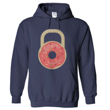 Load image into Gallery viewer, Donut Kettle Ball - T Shirt - hoodie_navy_3332614e-f936-4985-b1fd-f9e270420d8c