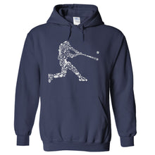 Load image into Gallery viewer, Baseball Player - T Shirt - hoodie_navyblue_263263d9-433b-4a20-92fe-916445e93021