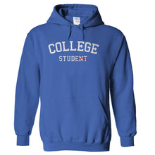 Load image into Gallery viewer, College Stud(ent) - T Shirt - hoodie_royal_1612de7b-9bba-4eaf-882f-84ccf985f14f