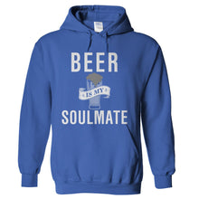 Load image into Gallery viewer, Beer Is My Soulmate - T Shirt - hoodie_royal_78b4a1d7-b2ab-4c88-a841-017ec22795f7