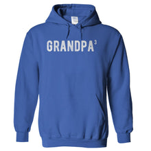 Load image into Gallery viewer, Grandpa To The Third Power - T Shirt - hoodie_royal_bcd7f4e0-f495-4282-9b90-62f5feb9d17a